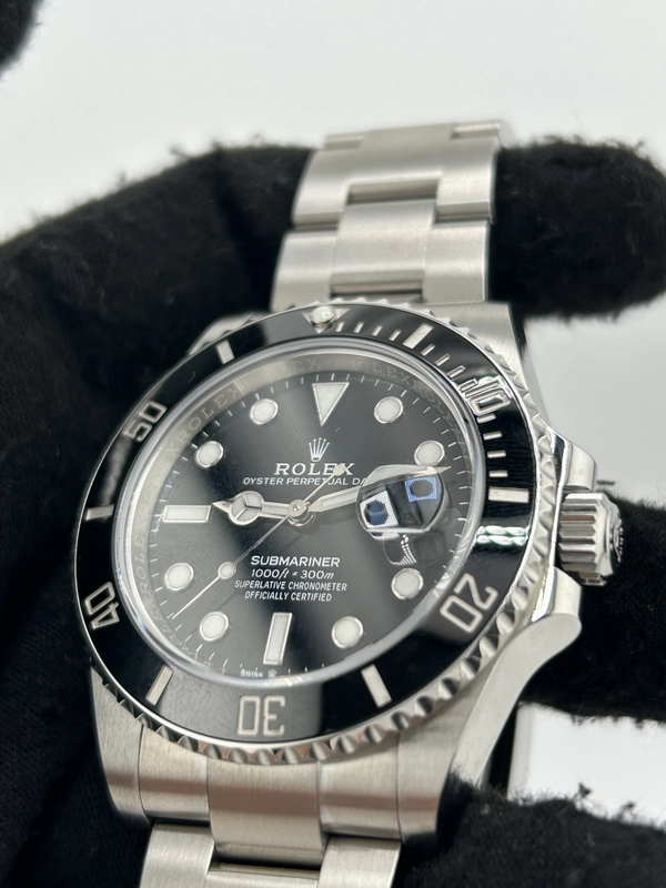 Rolex Submariner Black Dial on Oyster Bracelet Ref. 126610LN Card 2021 view 3