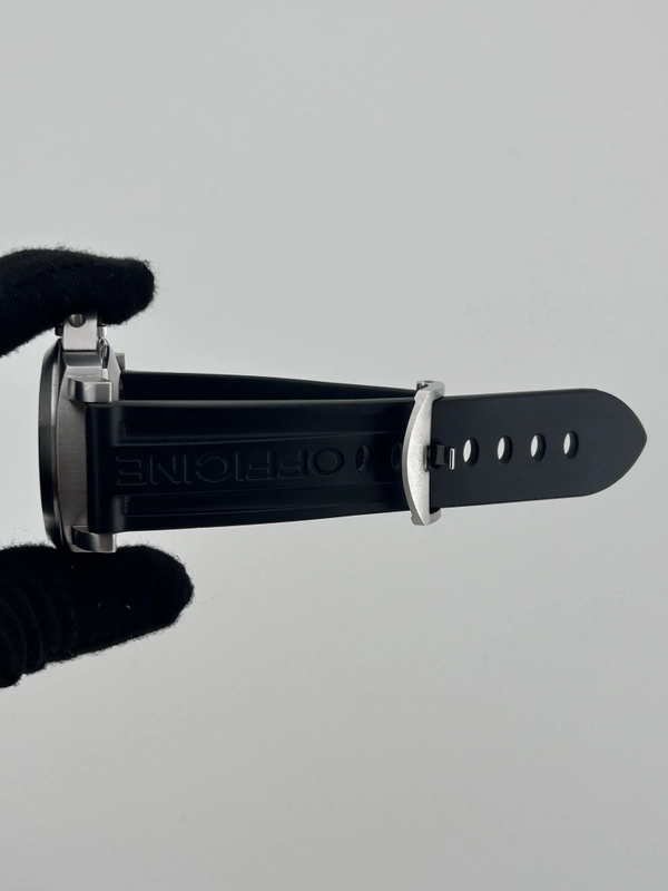 Panerai Luminor Marina Grey Dial on Rubber Strap Ref. PAM00086 Complete 2001 view 5