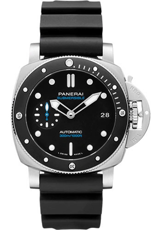 Panerai Luminor Submersible 3 Days Black Dial on Black Rubber Strap Ref. PAM00683 Complete 2019