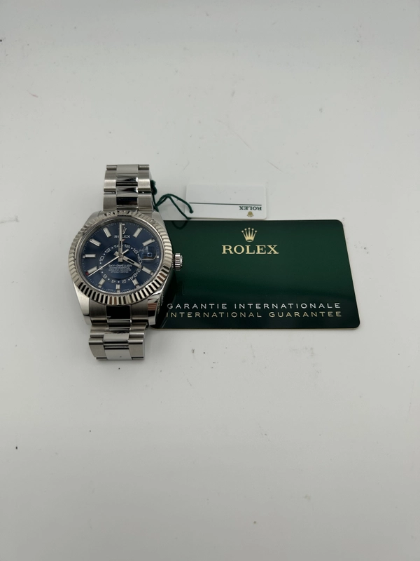 Rolex Sky Dweller Blue Dial on Oyster Ref. 326934 Card 2022 view 7