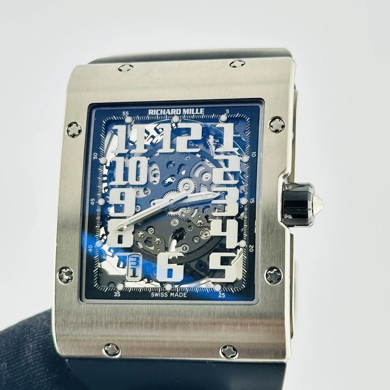 Richard Mille Extra Flat Openwork Dial on Rubber Band Ref. RM016/MON-00445 Papers 2021 view 3