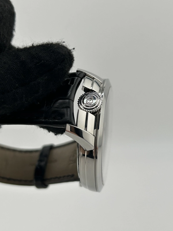 Arnold & Son Time Pyramid Skeleton Dial on Black Leather Strap Ref. 1TPAS.S01A.C124S Complete view 7