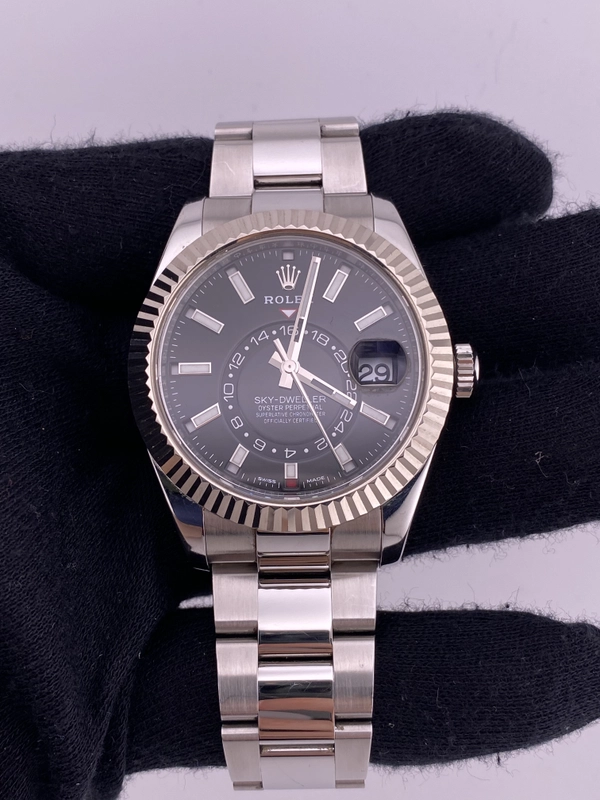 Rolex SkyDweller Black Dial on Oyster Ref. 326934 Card 2022 view 2