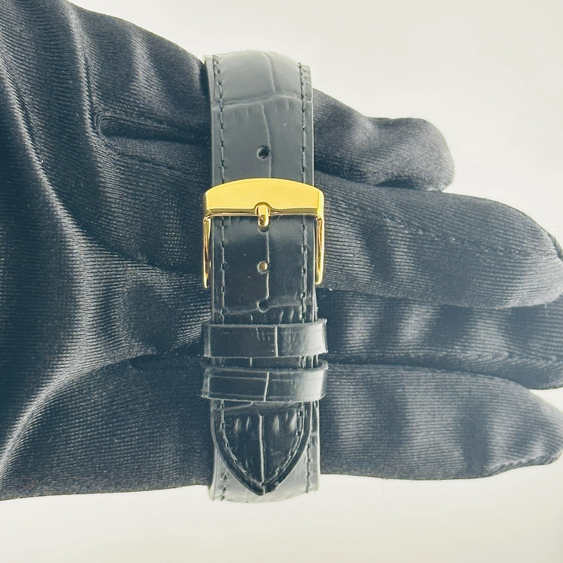 Rolex Oyster Perpetual Super Oyster Grey / Gold Stick Dial on Generic Leather Band Ref. 6085 1963 view 3