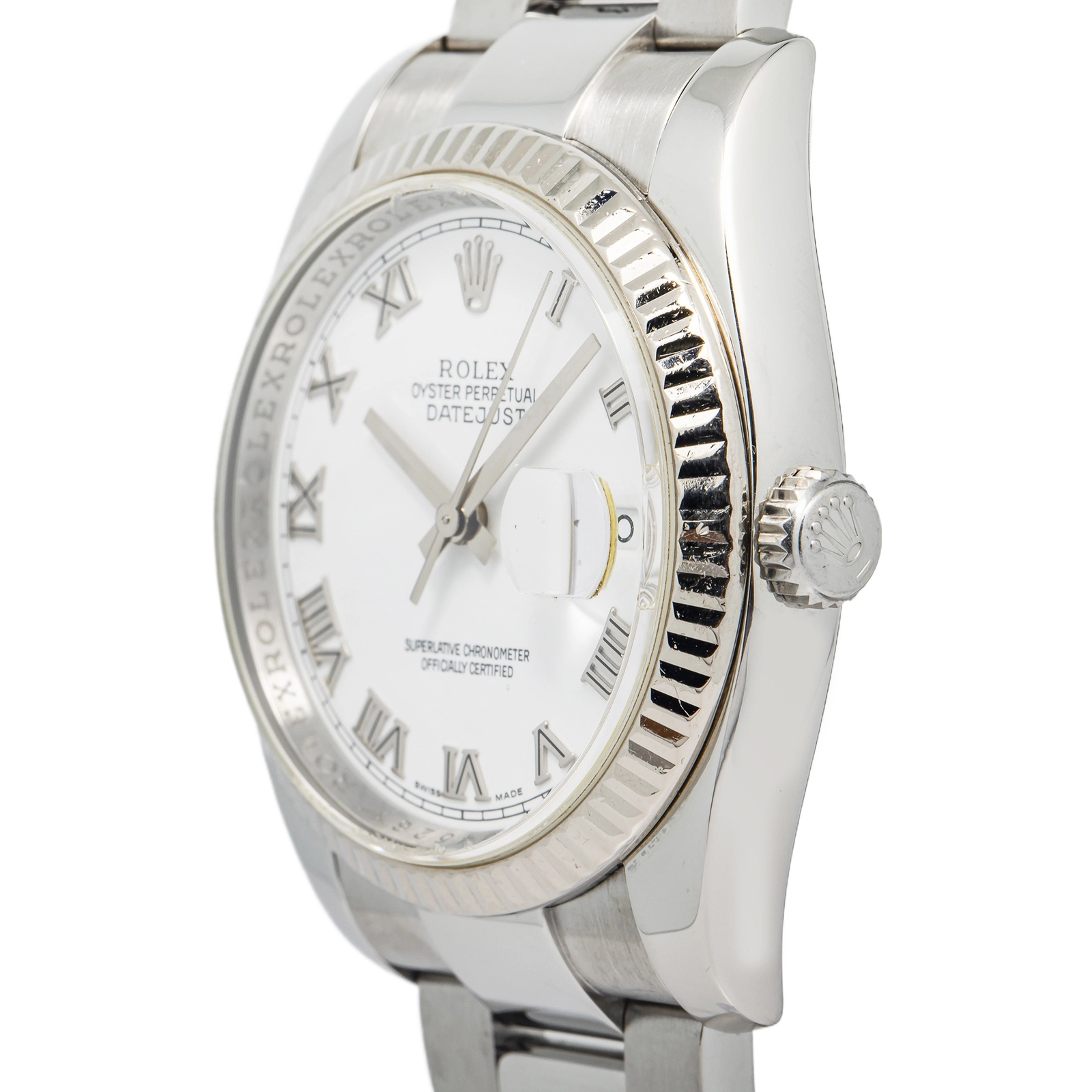 Rolex Datejust 116234 Oyster Stainless Steel White Dial Automatic 37MM — image 3