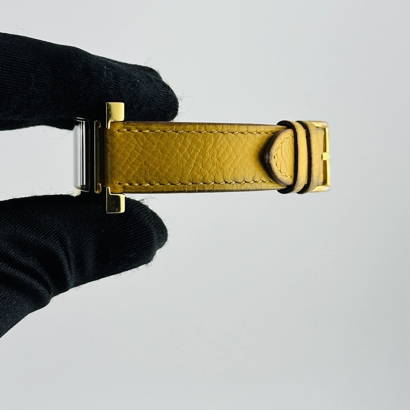 Hermes H White Dial on Leather Ref. HH1.201 view 4