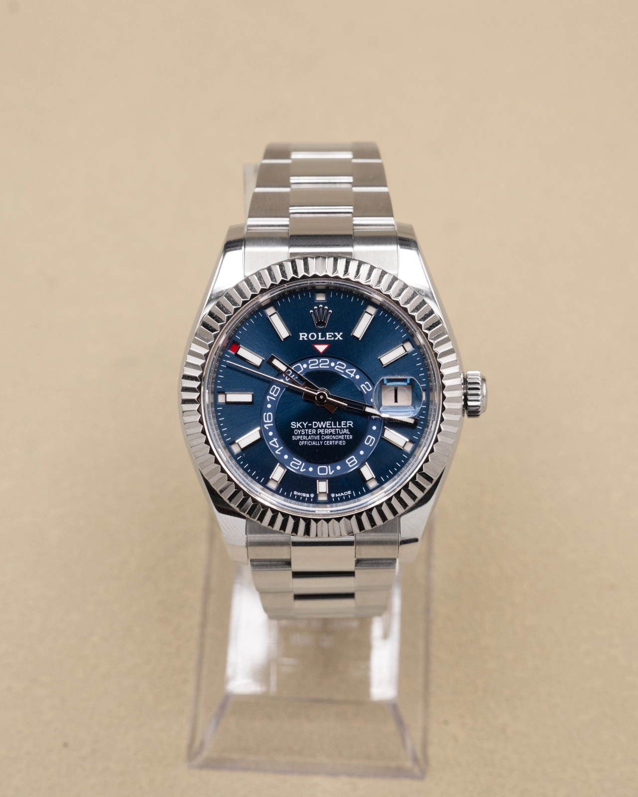 2024 Rolex Blue Index Dial Complete 336934