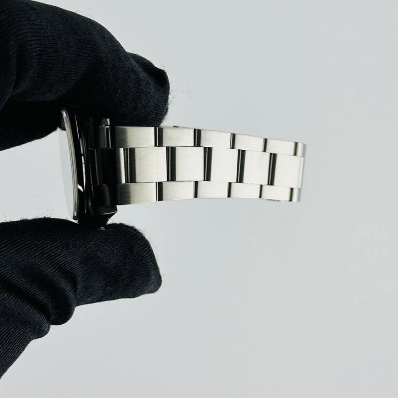 Rolex Oyster Perpetual Black Dial on Oyster Ref. 77080 Papers 2000 view 5