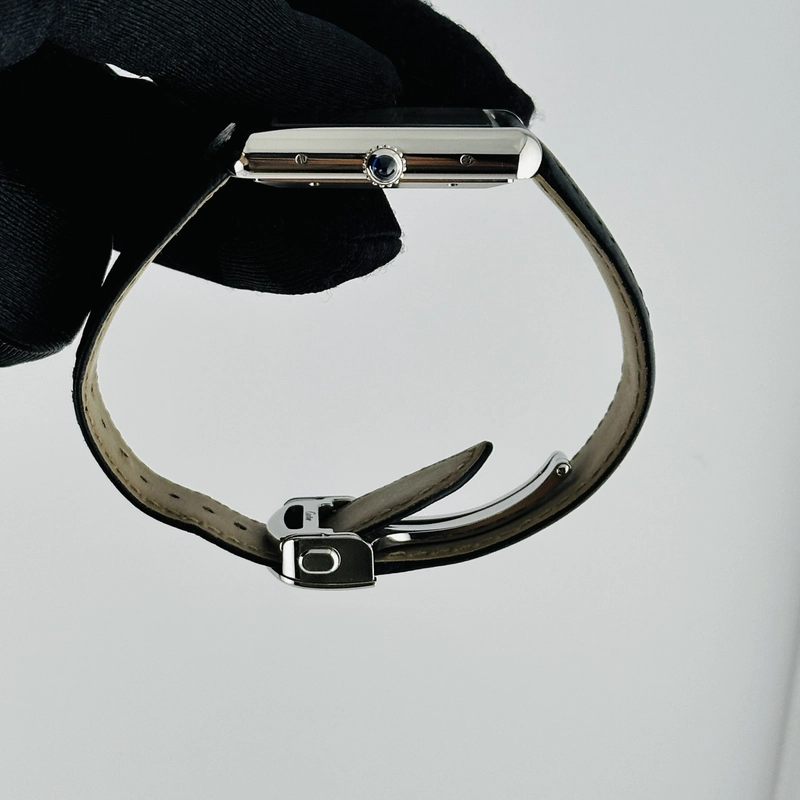 Cartier Tank Must XL Silver Roman Dial on Leather Strap Ref. 4490/WSTA0040 Card 2024 view 6