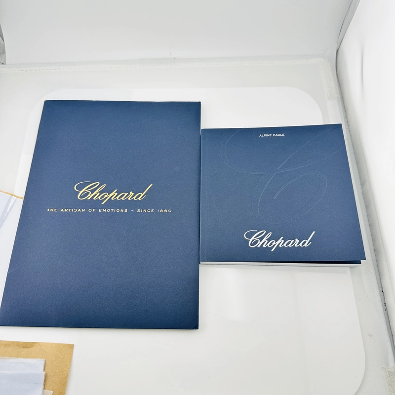 Chopard Alpine Eagle Blue Dial on Stainless Steel Bracelet Ref. 298600-3001 Card 2023 view 7