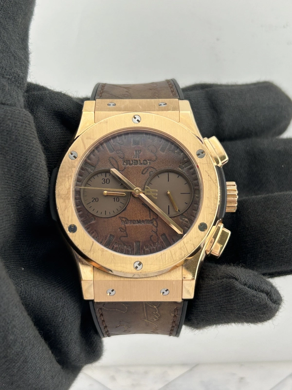 Hublot Berluti Special Edition Brown Leather Dial on Leather Ref. 521.OX.0500.VR.BER17 Card view 2