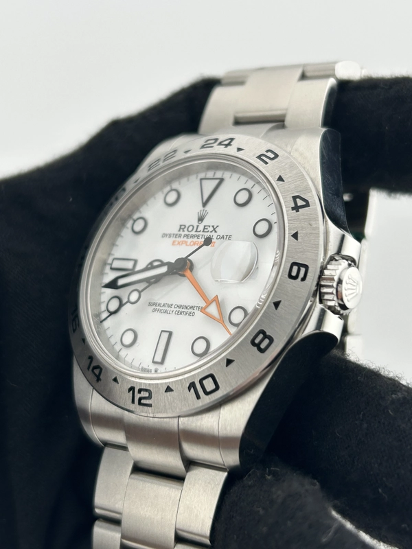 Rolex Explorer II White Dial on Oyster Bracelet Ref. 226570 Card 2024 view 3