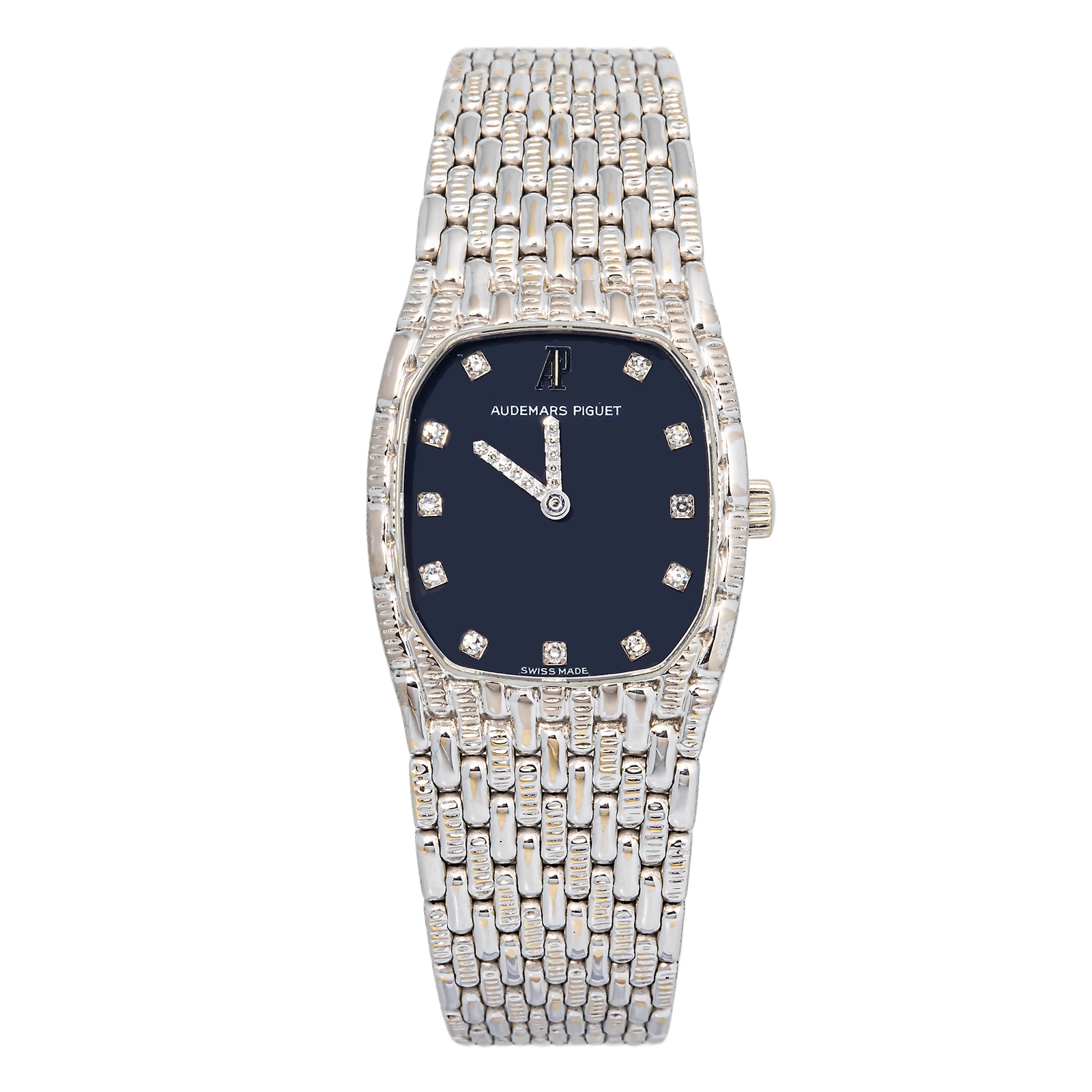 Audemars Piguet Mini Cobra 4126BC Bracelet 18K White Gold Blue Manual Winding 22MM — image 1