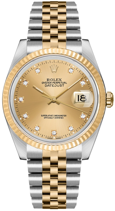 Rolex Datejust Gold Diamond Dial on Jubilee Ref. 16233 1989