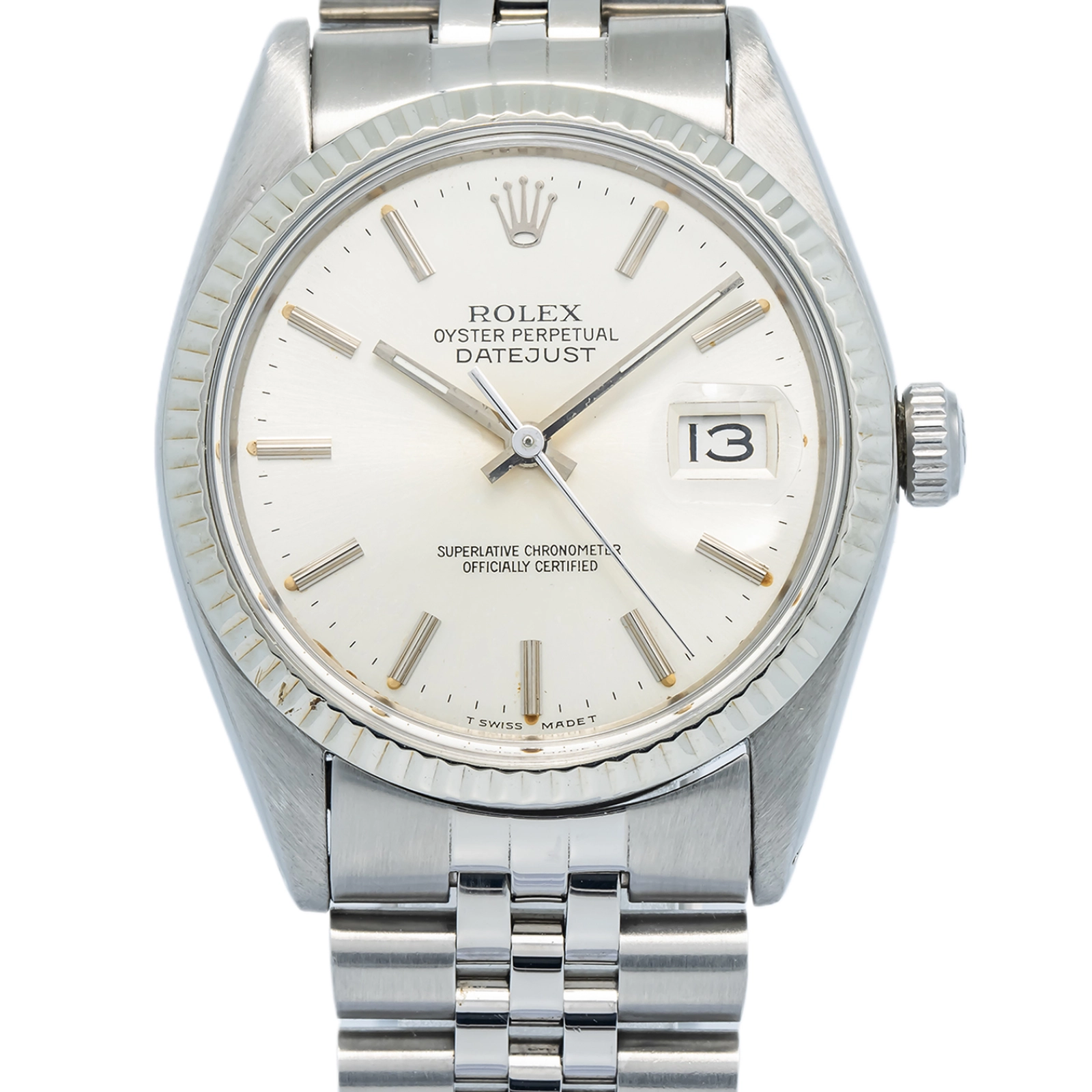 Rolex Datejust 16014 Jubilee Stainless Steel White Dial Automatic 36mm — image 1
