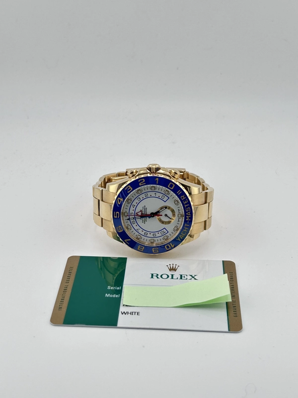 Rolex Yacht-Master II White Dial on Oyster Ref. 116688 Card 2017 view 6