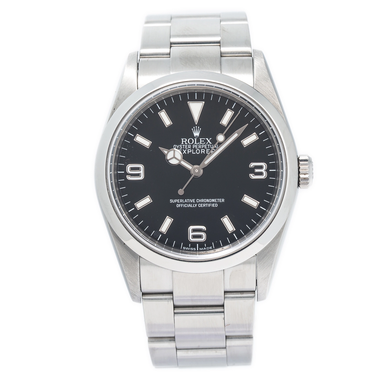 Rolex Explorer 114270 Oyster Stainless Steel Black Arabic Automatic 35mm — image 1