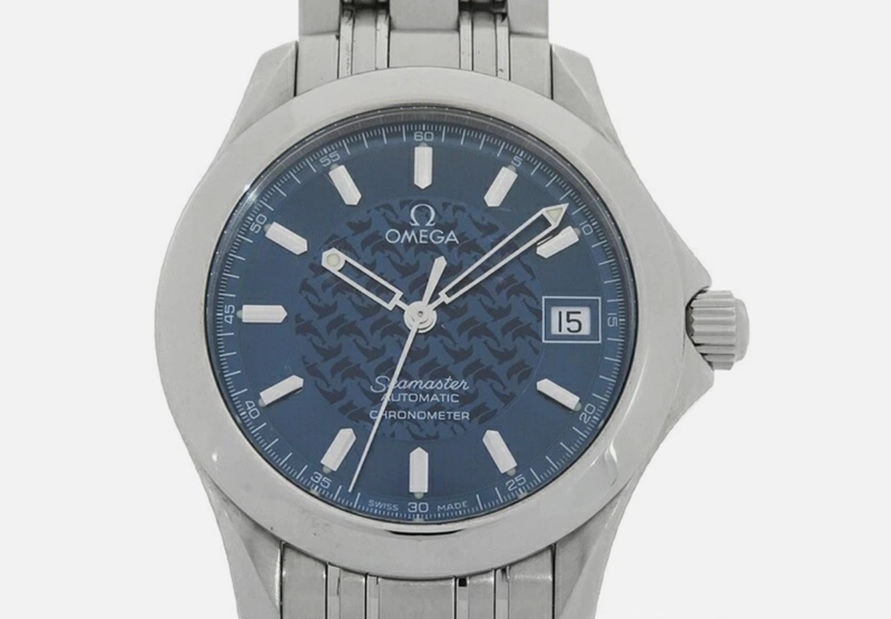 Omega Seamaster 120m Blue Dial Ref. 2586.80 Complete 2000