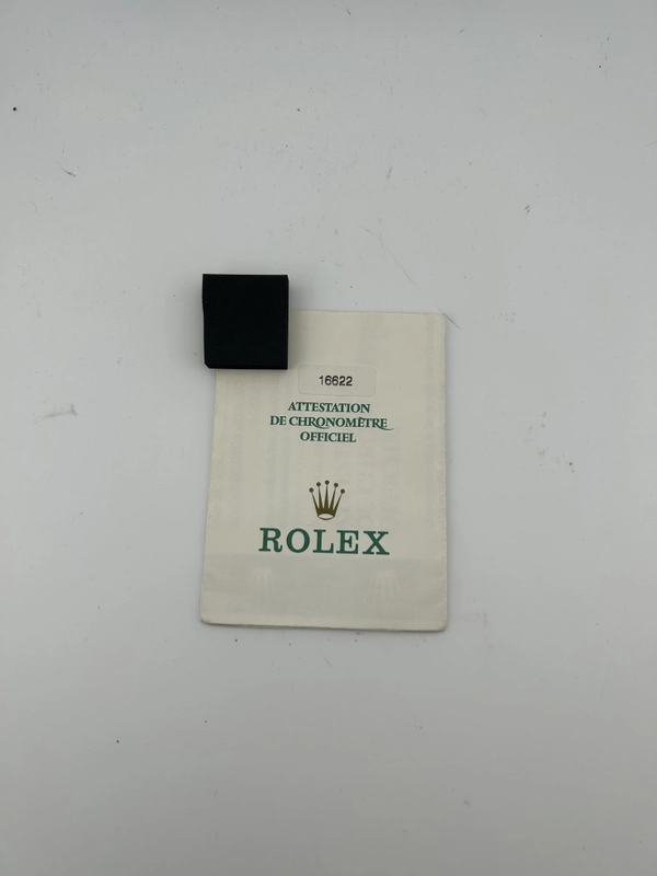 Rolex Yacht Master Platinum Dial on Oyster Steel Bracelet Ref. 16622 Papers 2000 view 7