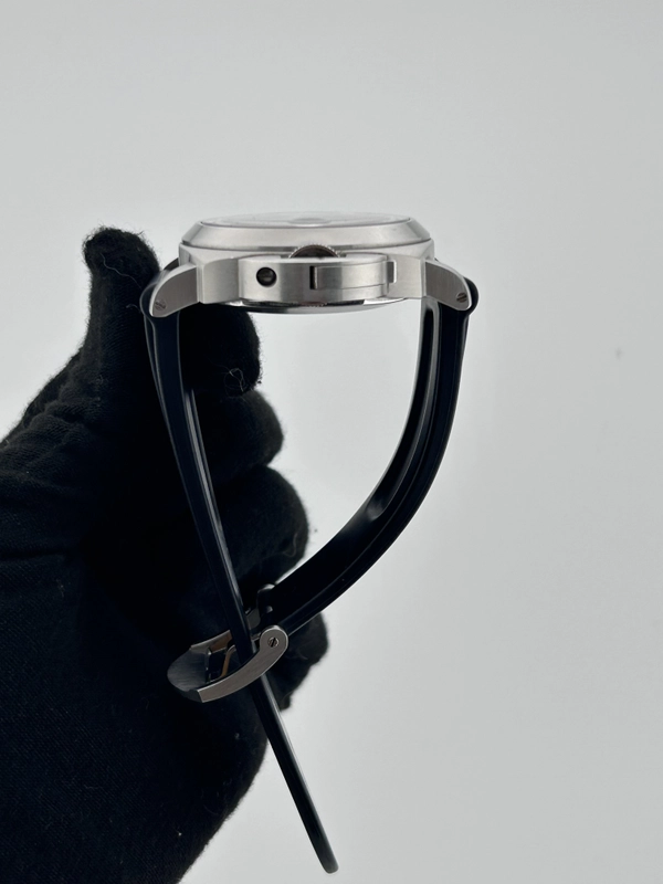 Panerai Luminor Marina Grey Dial on Rubber Strap Ref. PAM00086 Complete 2001 view 6