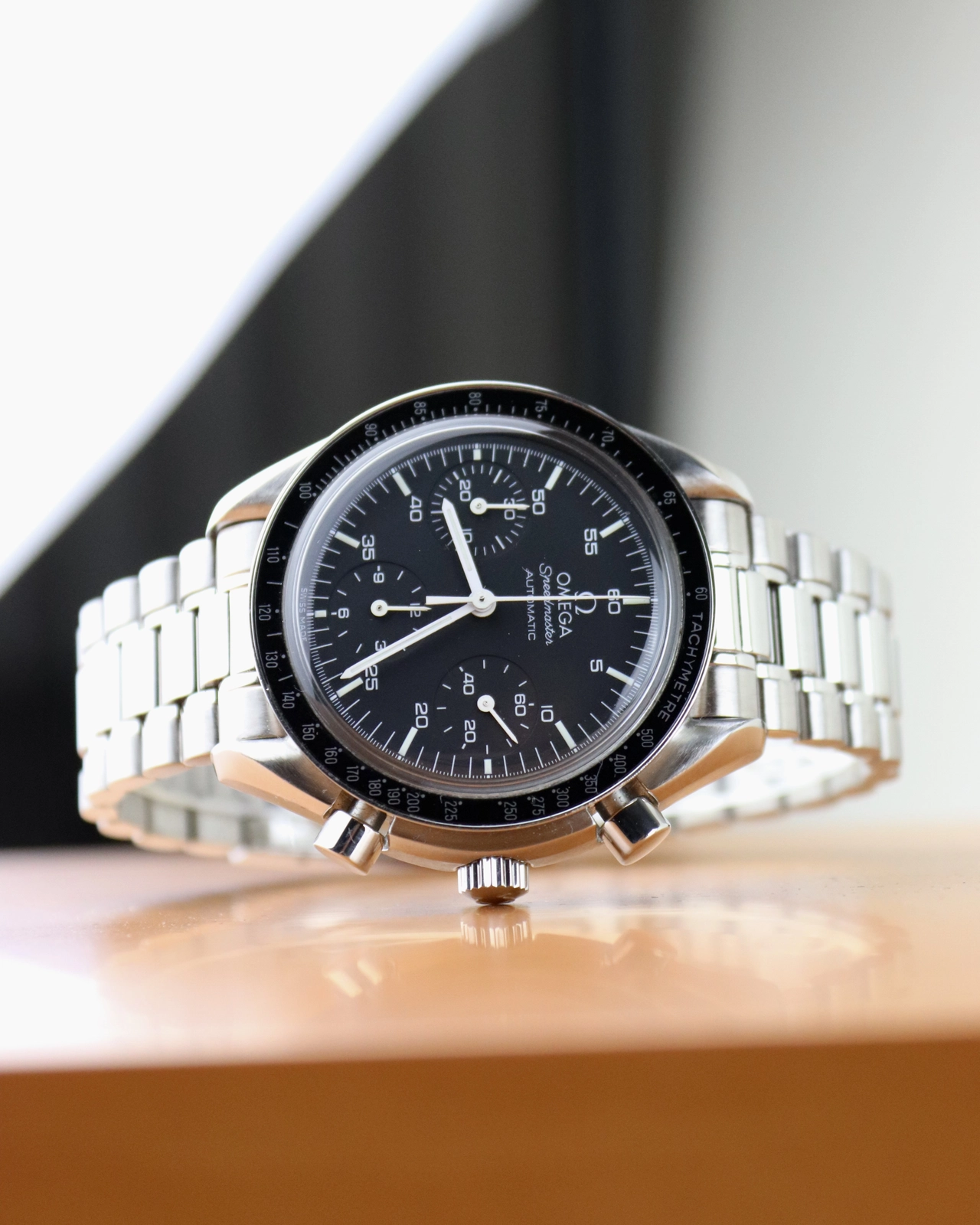 Omega Speedmaster Black Dial on Stainless Steel 351050 Complete — image 1