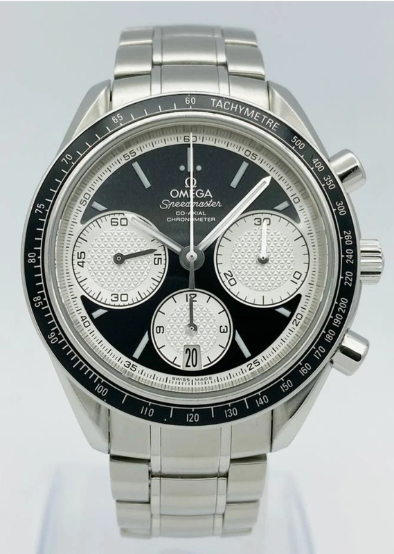 Omega Speedmaster Racing Black Dial on Stainless Steel Bracelet Ref. 326.30.40.50.01.002 Card 2014