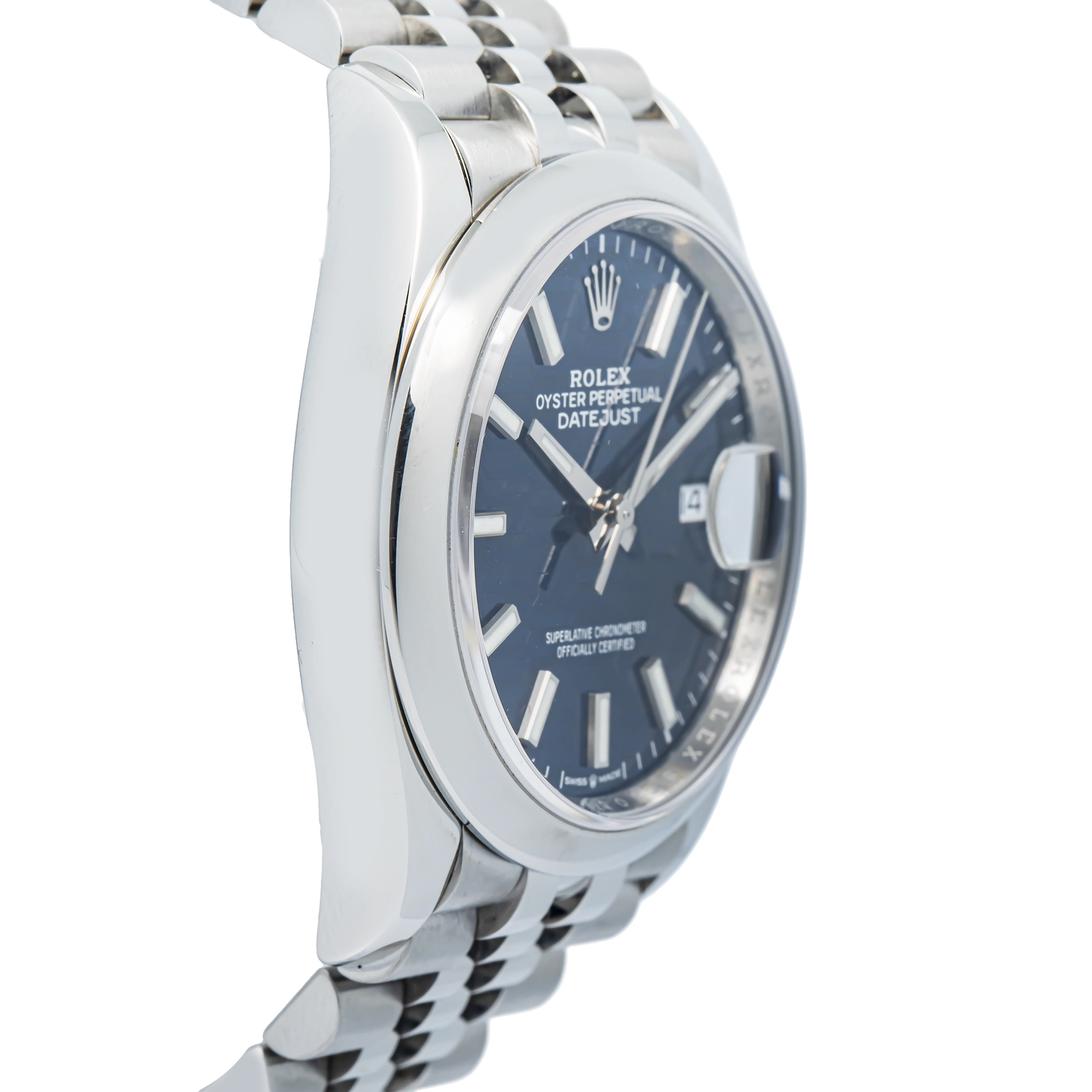 Rolex Datejust 126200 Jubliee Stainless Steel Blue Index Automatic 36mm — image 4
