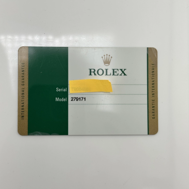 Rolex Datejust Lady Chocolate Roman Dial on Jubilee Hidden Clasp Bracelet Ref. 279171 Card 2017 view 8