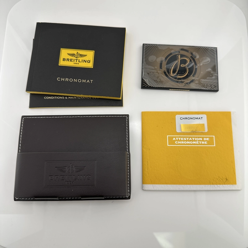 Breitling Chronomat 01 Onyx Black Roman Dial on Stainless Steel Bracelet Ref. AB011012 / BD89 Complete 2018 view 2