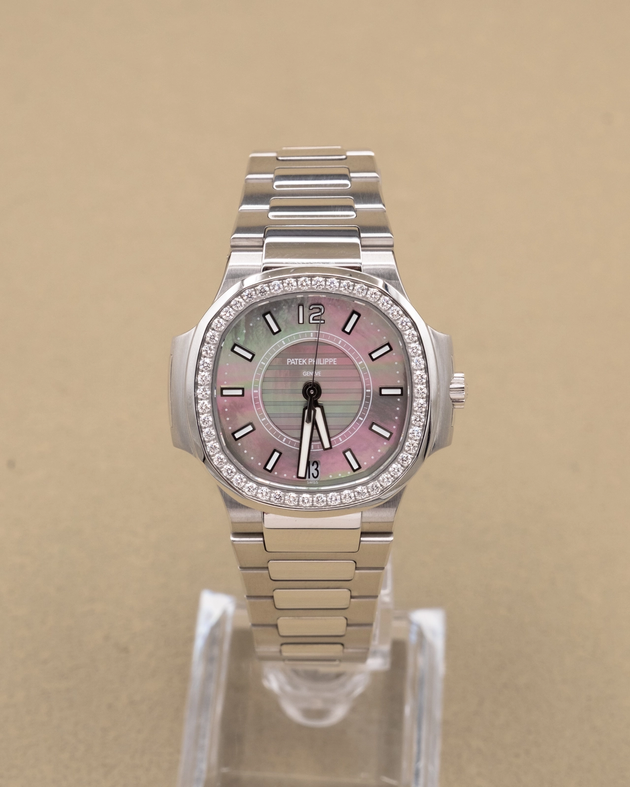 2013 Patek Philippe Dark Mother of Pearl Dial Papers 7008/1A-012