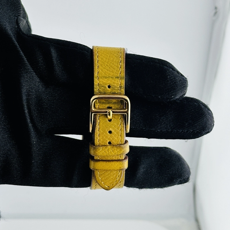 Hermes H White Dial on Leather Ref. HH1.201 view 3