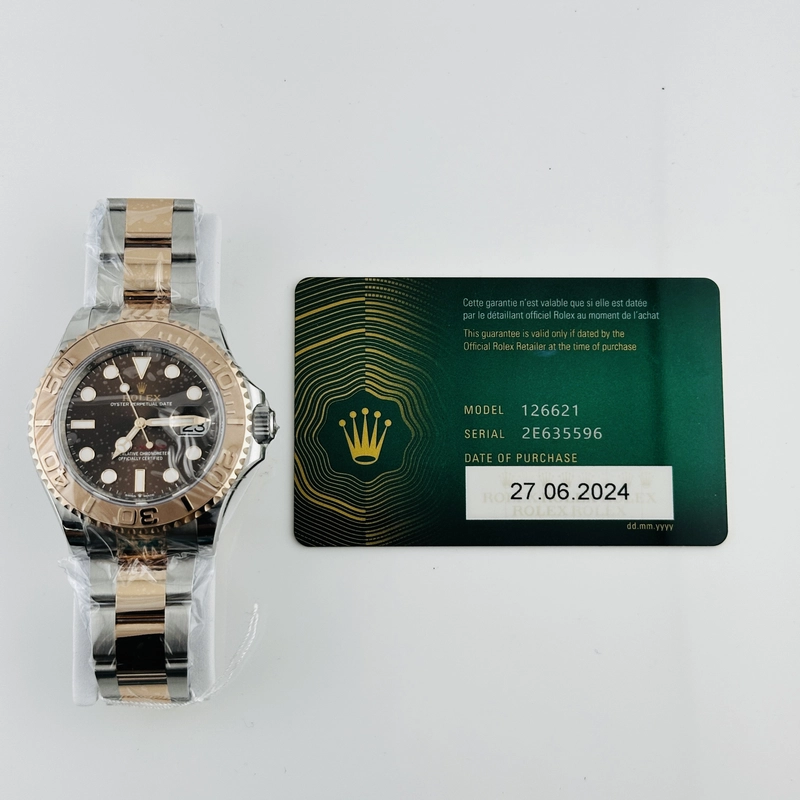 Rolex Yacht-Master Chocolate Dial on Oyster Ref. 126621 Card 2024 view 7
