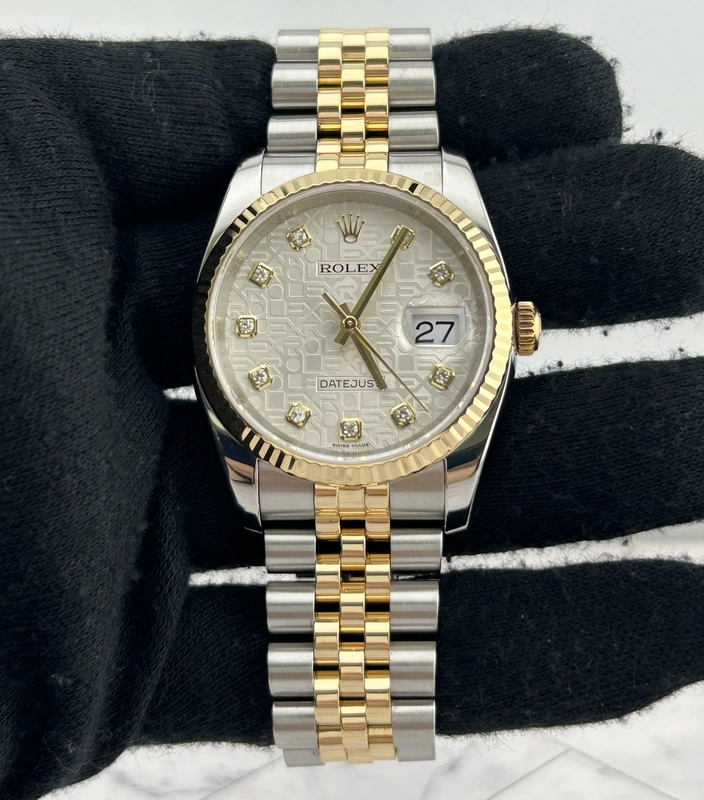 Rolex Datejust Anniversary Diamond Dial Dial on D Link Jubilee Ref. 116233 Card 2018 view 2