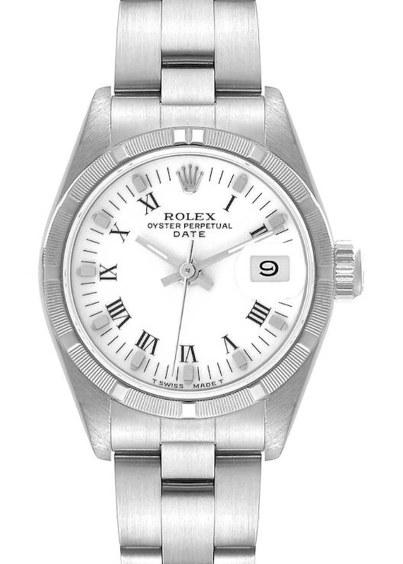 Rolex Date Lady White Dial on Stainless Steel Bracelet Ref. 69190 1996