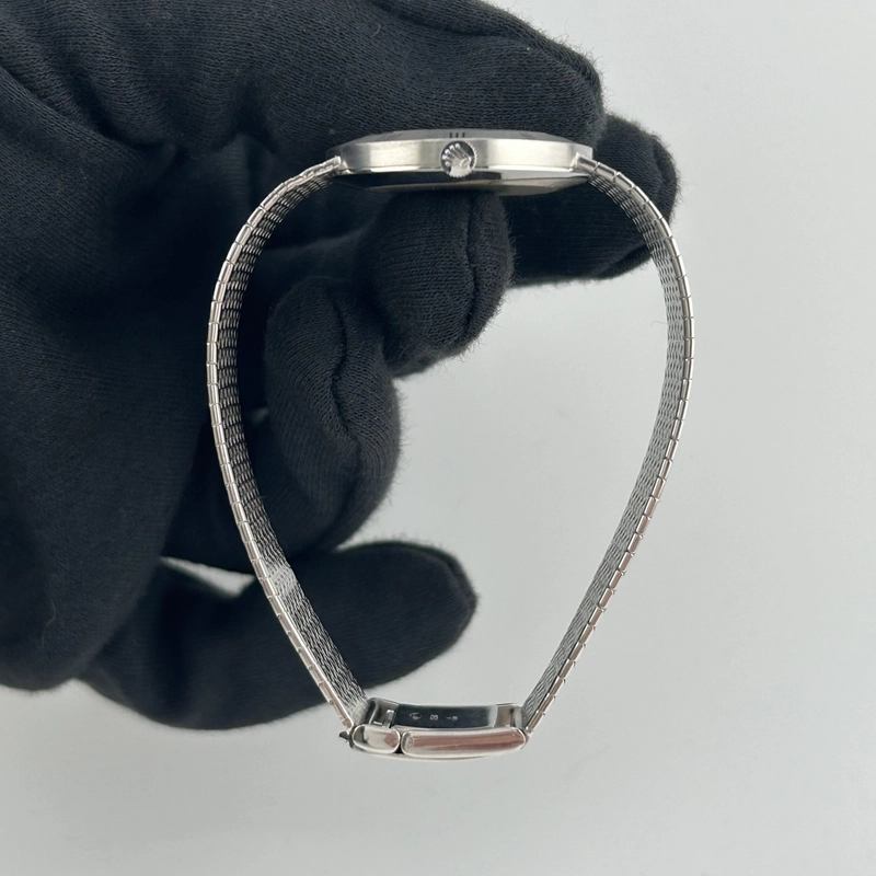 Rolex Cellini Silver Dial on Mesh Ref. 3836/9 1972 view 5