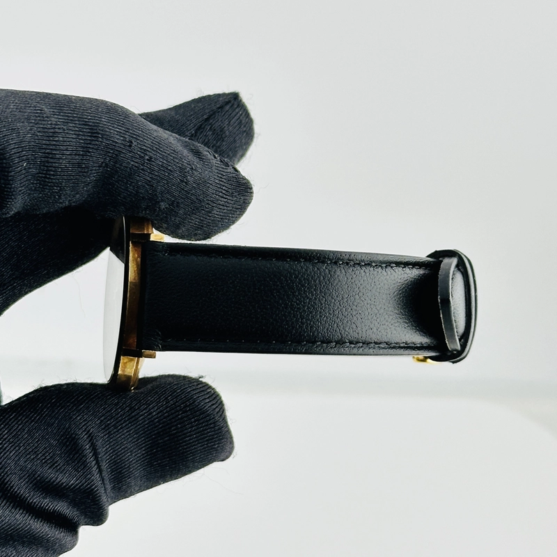 Rolex Cellini Champagne Stick Dial on Generic Leather Band Ref. 4112/8 1976 view 4