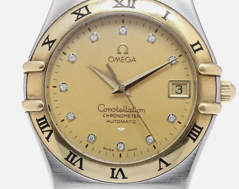 Omega Constellation Diamond Dial on 2 Tone Bracelet Ref. 1302.15