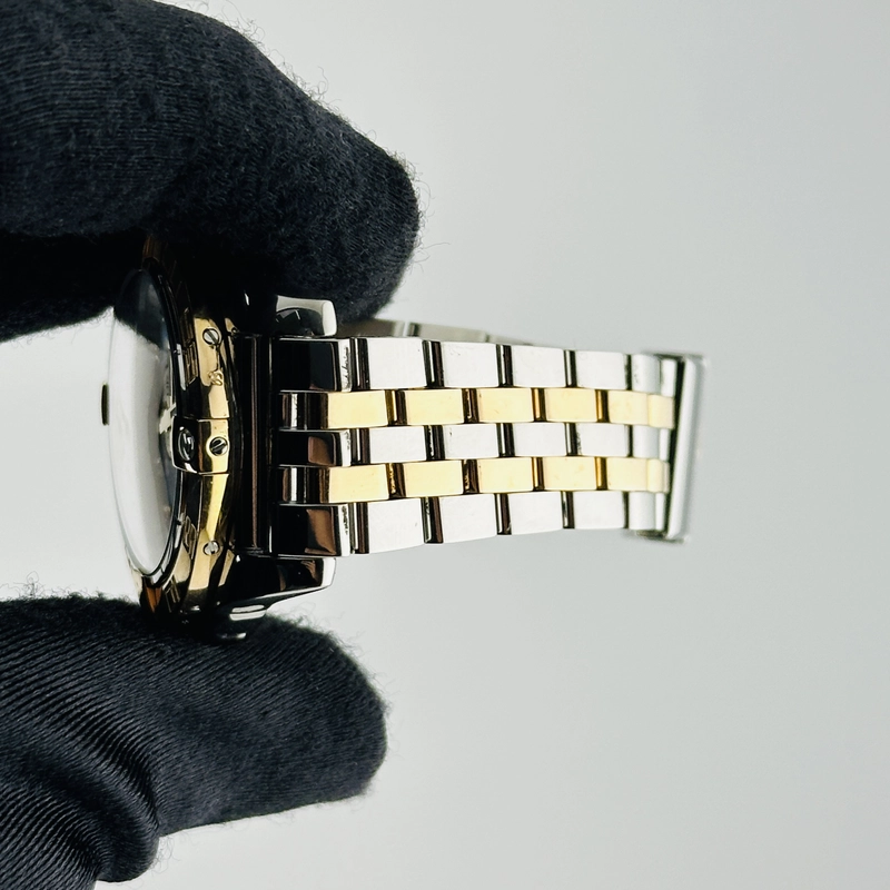 Breitling Galactic Factory White Mop Diamond Dial on 2 Tone Bracelet Ref. C37330121A2C1 view 5