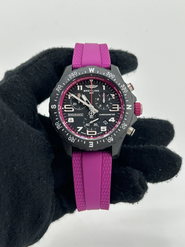 Breitling Endurance Pro Black Dial on Rubber Strap Ref. X83310F61B1S1 Complete 2026 view 2