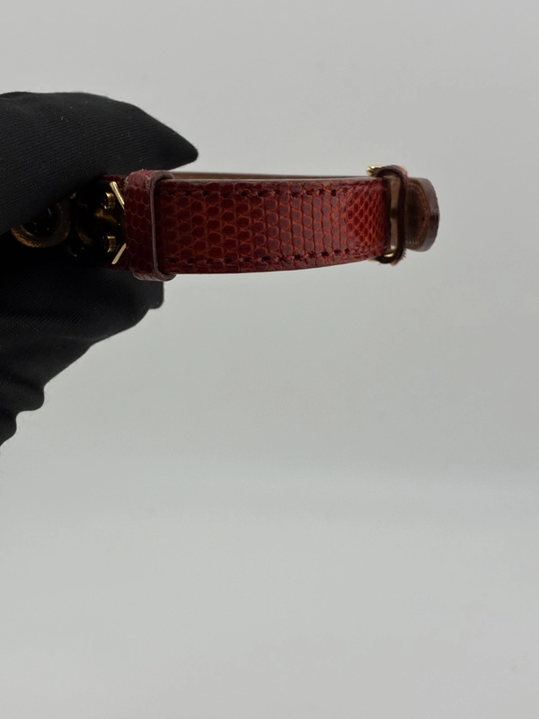 Hermes Kelly Gold Dial on Leather Ref. KE1.201 Papers Open Date view 5