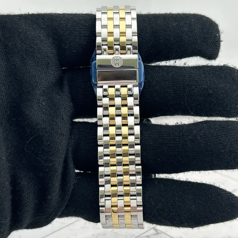 Michele Deco Madison Silver Set With Diamonds Dial Ref. MWW06G000013 Card Open Date view 4