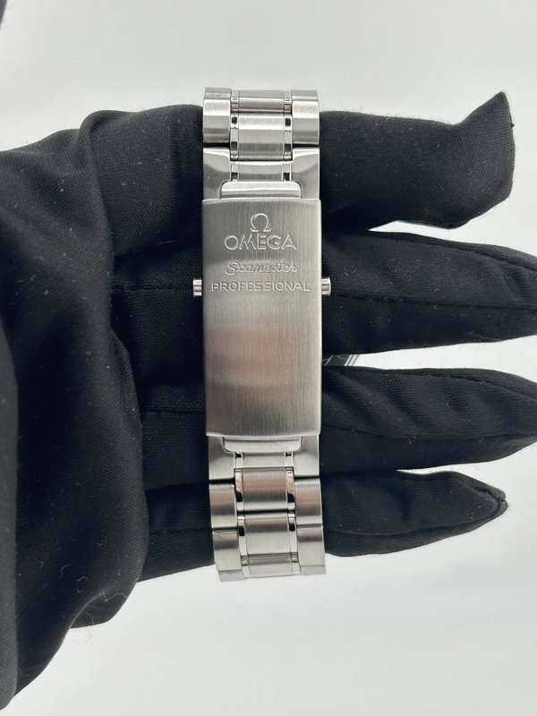 Omega Seamaster Pro 300M Black Wave Motif Dial on Stainless Steel Bracelet Ref. 2252.50 view 4