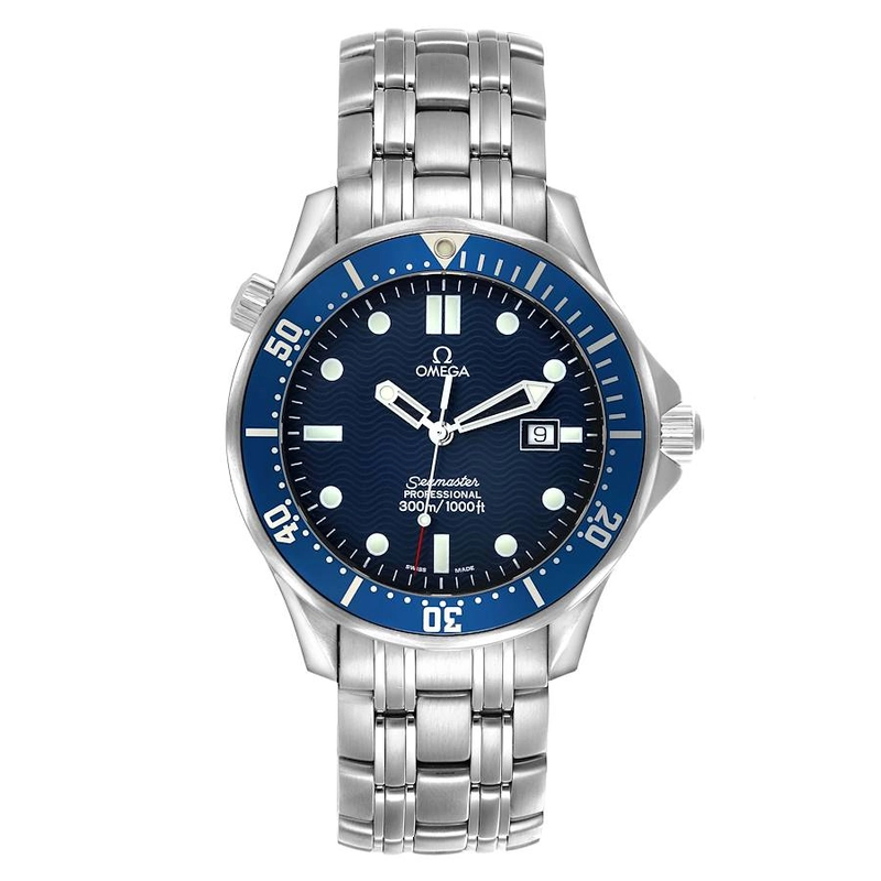 Omega Seamaster Blue Dial on Stainless Steel Bracelet Ref. 2541.80.00 Card