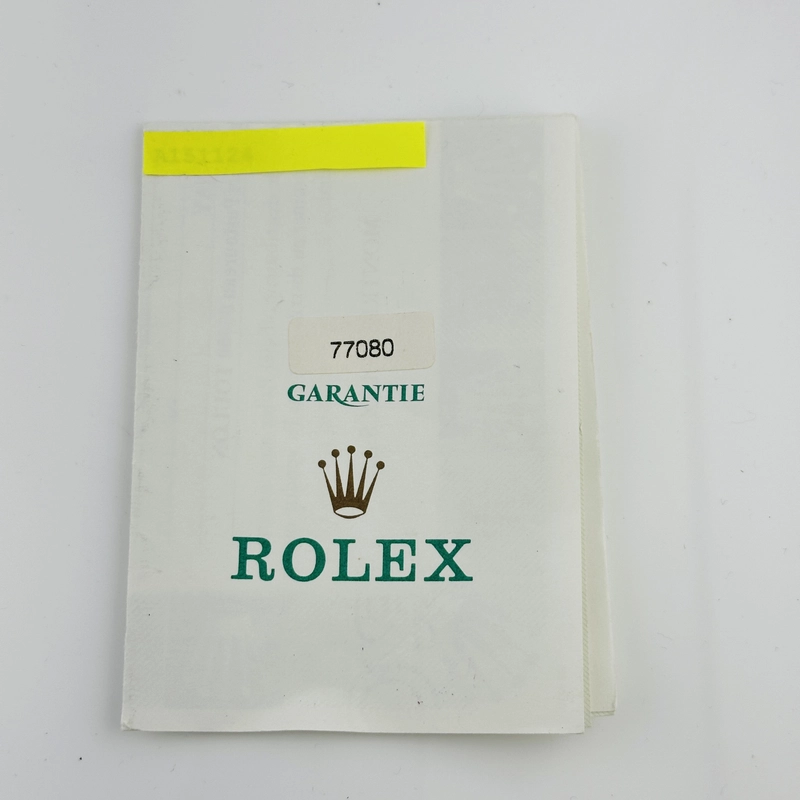 Rolex Oyster Perpetual Black Dial on Oyster Bracelet Ref. 77080 Papers Open Date view 7