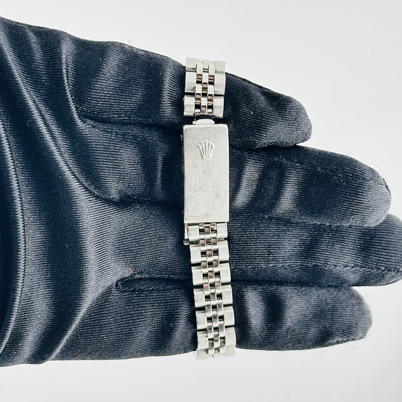 Rolex Datejust White Roman Dial on D Link Jubilee Bracelet Ref. 79174 2000 view 4