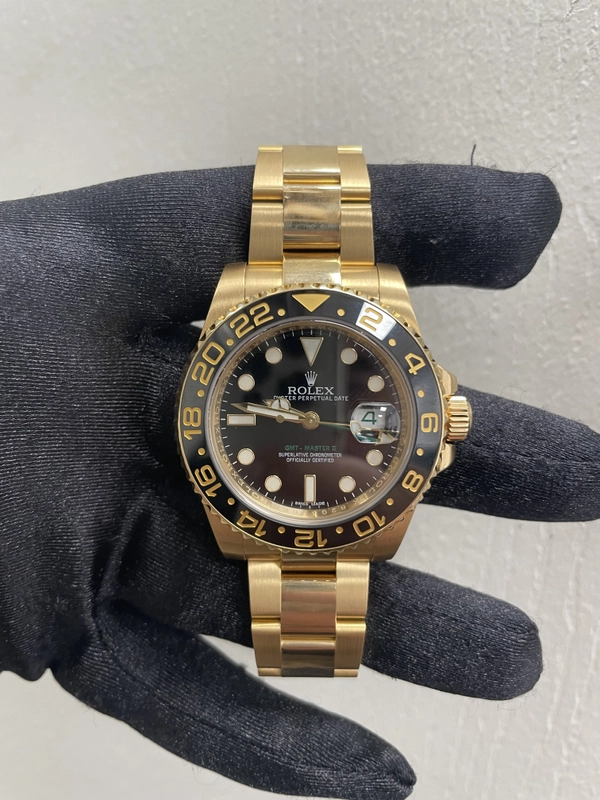 Rolex GMT-Master II Black Dial on Oyster Ref. 116718LN Card 2016 view 2