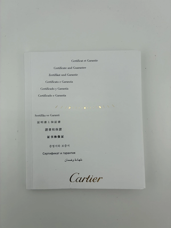 Cartier Ronde Solo de Cartier White Roman Numerals Dial on Black Leather Strap Ref. W6700155 Papers 2017 view 7