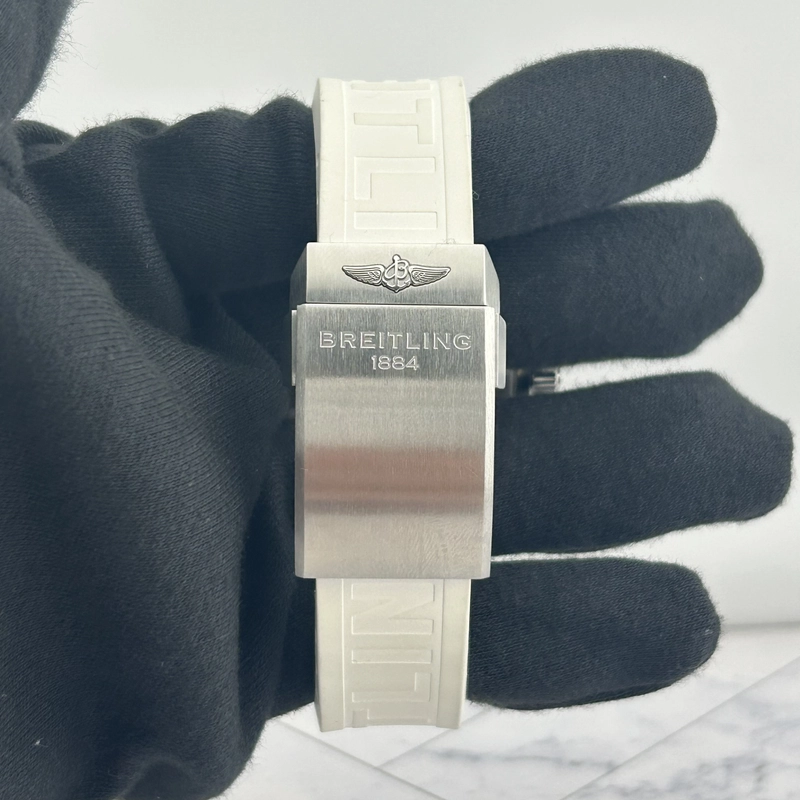 Breitling Superocean White Dial on Rubber Band Ref. A17366 Card view 4
