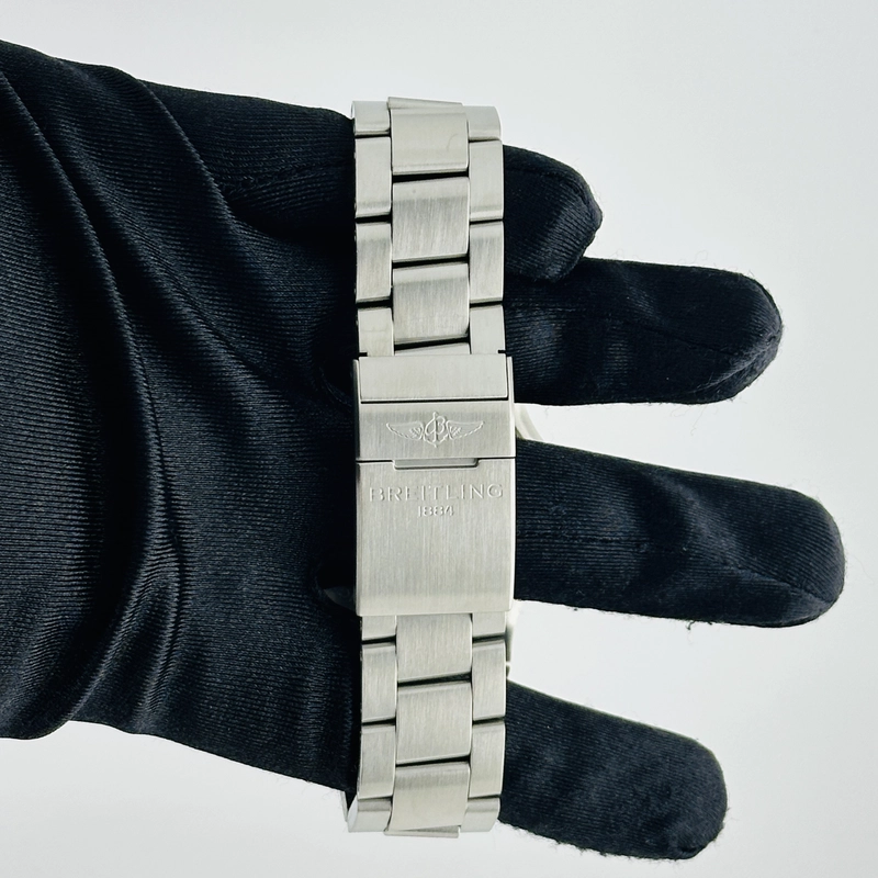 Breitling Avenger Seawolf Yellow Dial on Stainless Steel Bracelet Ref. A17319 Card 2024 view 4