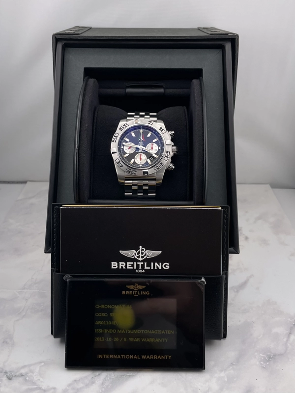 Breitling Chronomat Black Dial Ref. AB0110 Card 2013 view 6